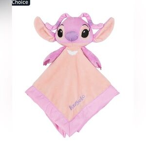 Stitch 12 Inch Angel Plush Newborn Toddler Blanket Lovey, Snuggle Toy